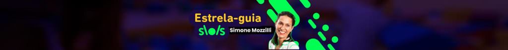 Banner com foto de Simone Mozzilli e os dizeres "estrela-guia por Simone Mozzilli"